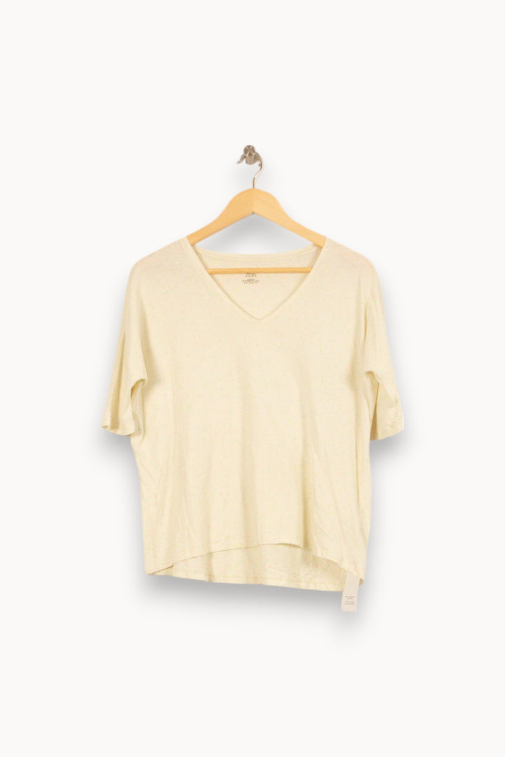 Tee-shirt Écru - Taille XS/34 de la marque Majestic Filatures | PARAD58647 - Vendu par Paradigme - Image 2