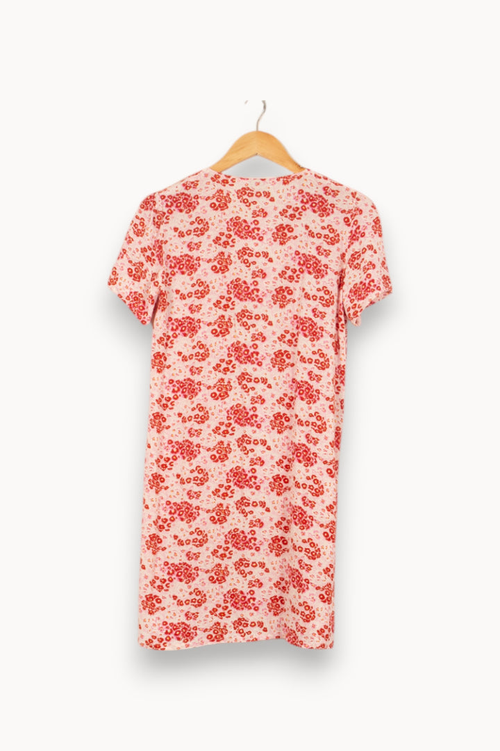 Robe Fleurie Rose et Rouge - Taille XS/34 de la marque Karl Marc John | PARAD58648 - Vendu par Paradigme - Image 4