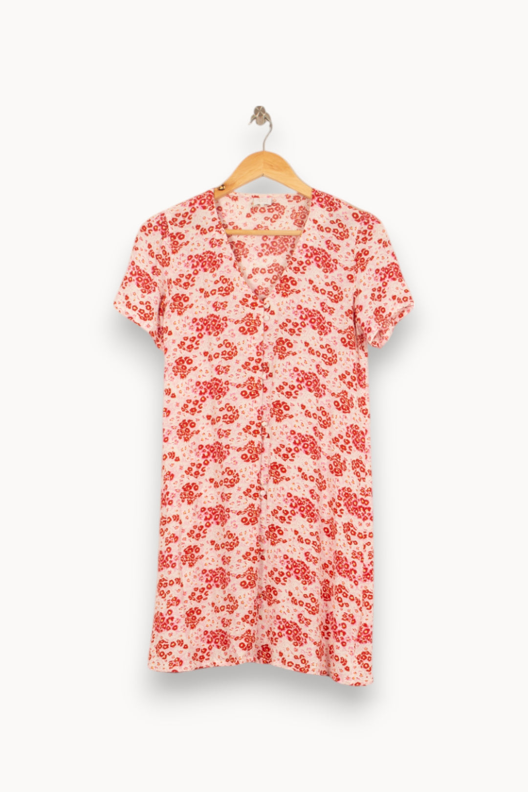 Robe Fleurie Rose et Rouge - Taille XS/34 de la marque Karl Marc John | PARAD58648 - Vendu par Paradigme - Image 2