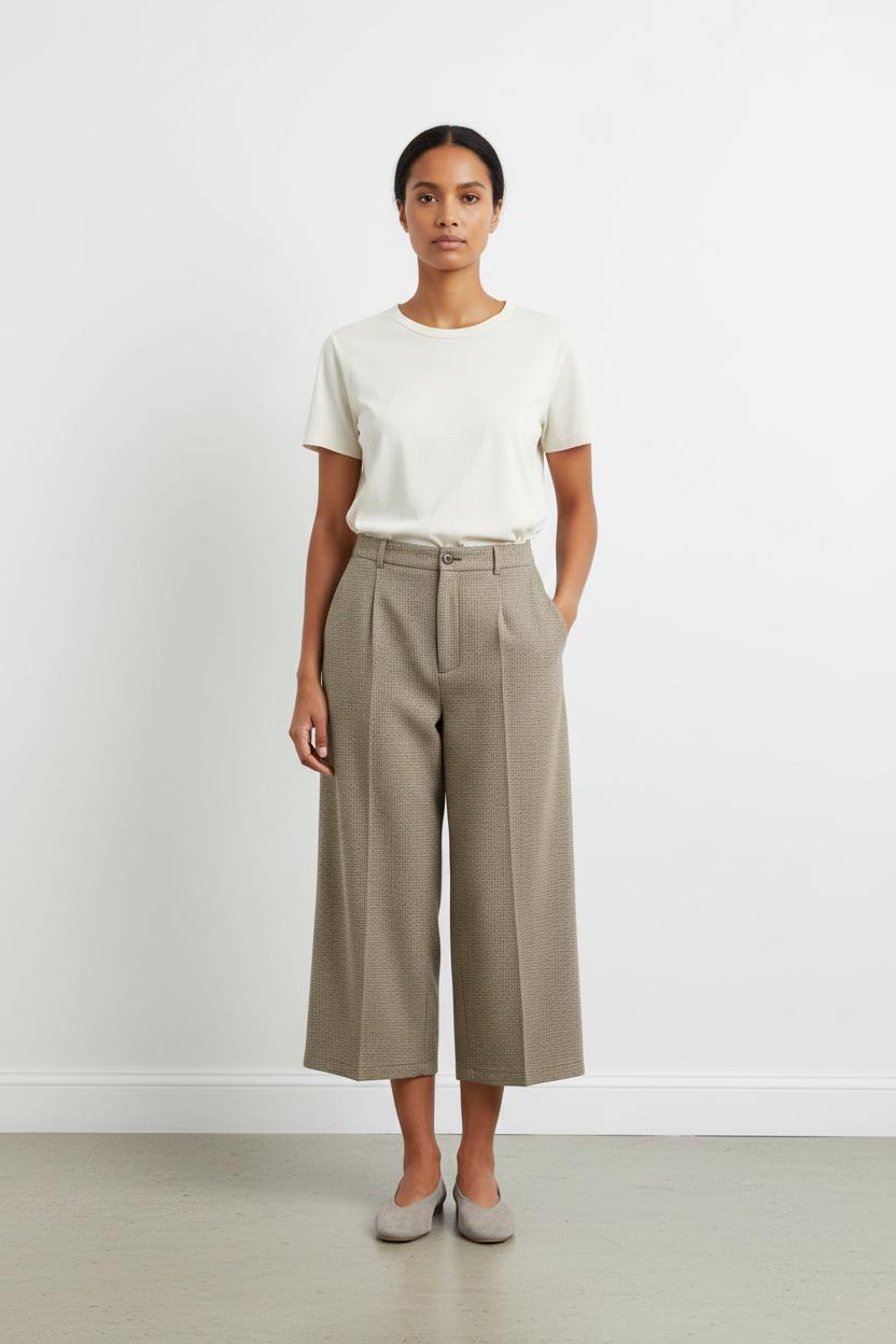 Pantalon Beige et Marron - Taille XS/34