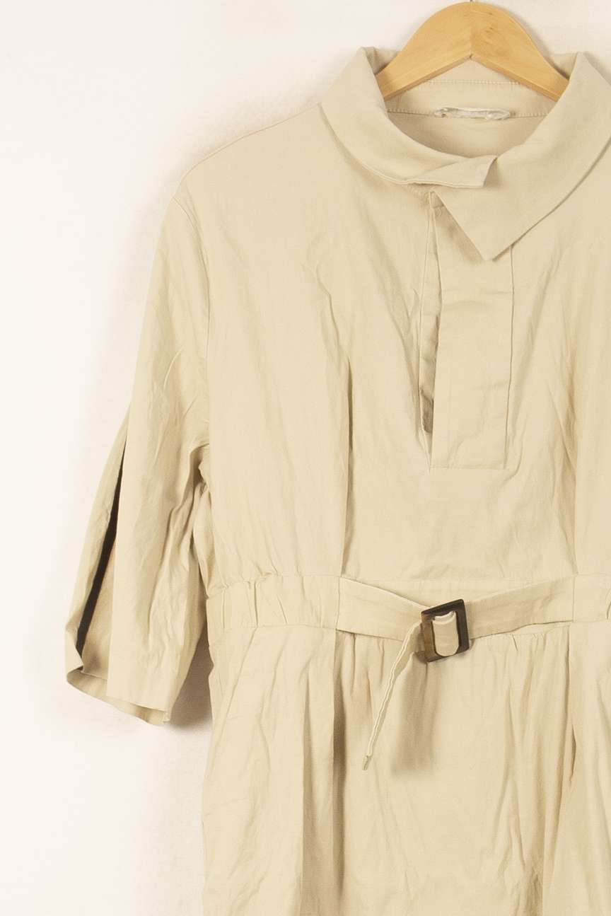 Robe Chemise Beige - Taille L/40 de la marque ba&sh | PARAD58654 - Vendu par Paradigme - Image 3