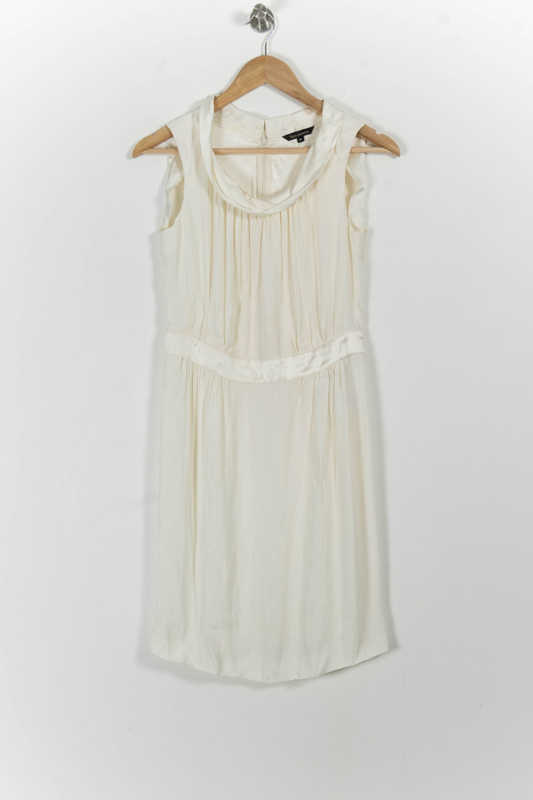 Robe Midi Blanche - Taille S/36 de la marque Tara Jarmon | PARAD58660 - Vendu par Paradigme - Image 2