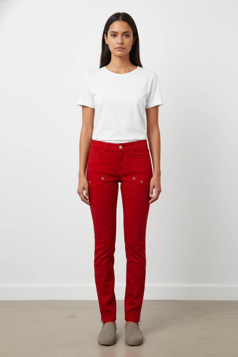 Pantalon Rouge - Taille S/36