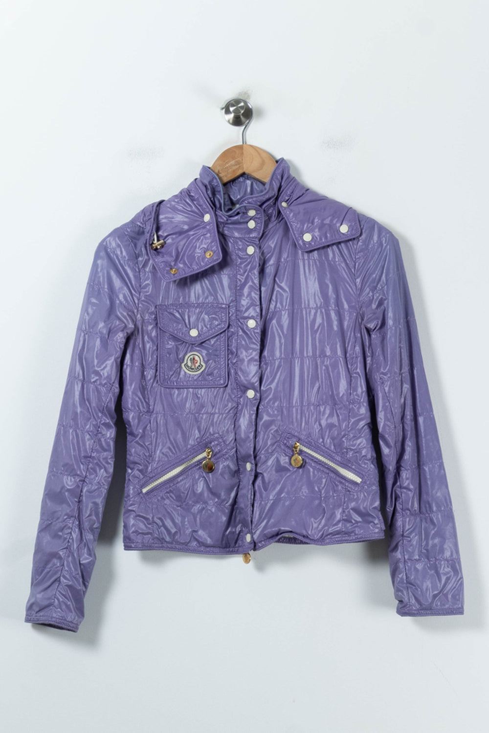 Veste Imperméable Violette - Taille XS/34 de la marque Moncler | PARAD58669 - Vendu par Paradigme - Image 2