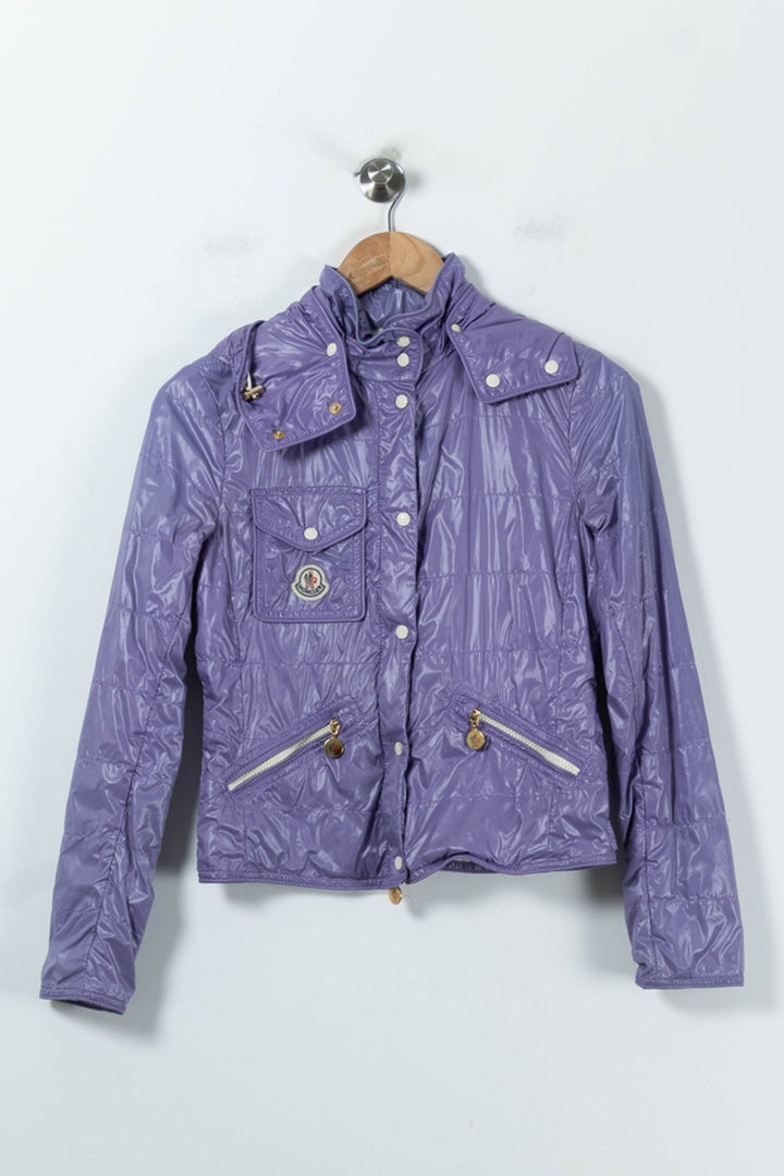 Veste Imperméable Violette - Taille XS/34 de la marque Moncler | PARAD58669 - Vendu par Paradigme - Image 2
