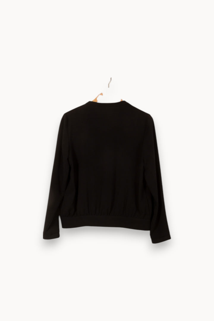Blouse Noire - Taille S/36 de la marque ZAPA | PARAD58673 - Vendu par Paradigme - Image 4