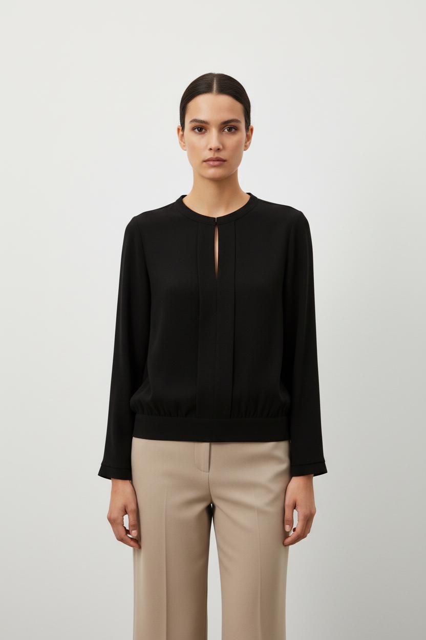 Blouse Noire - Taille S/36