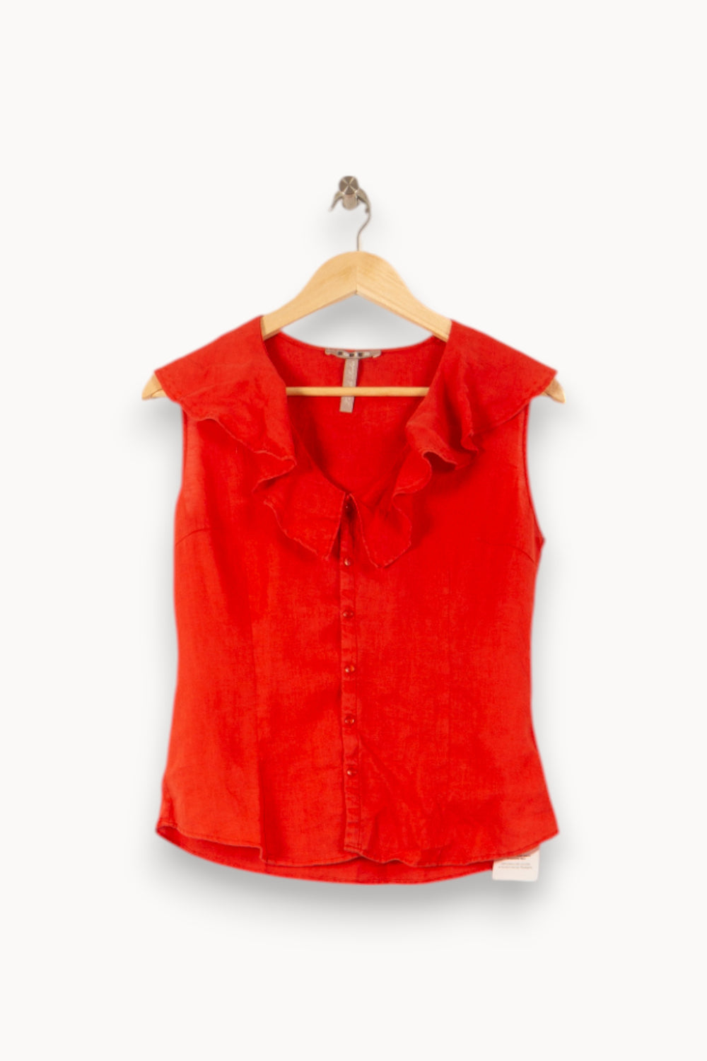Blouse Rouge - Taille M/38 de la marque Rodier | PARAD58679 - Vendu par Paradigme - Image 2