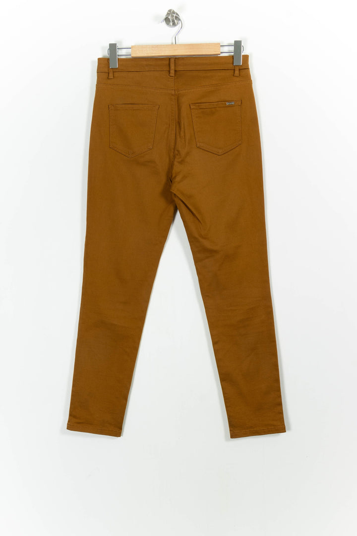 Jean Marron - Taille L/40 de la marque Caroll | PARAD58686 - Vendu par Paradigme - Image 4