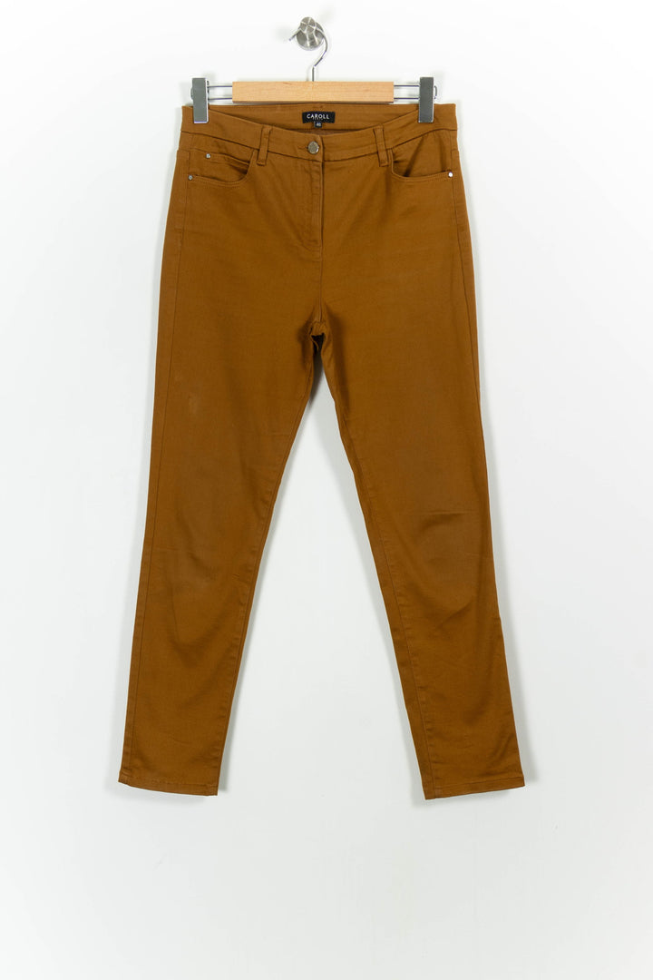Jean Marron - Taille L/40 de la marque Caroll | PARAD58686 - Vendu par Paradigme - Image 2