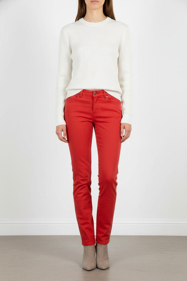 Jean Rouge - Taille M/38 de la marque Caroll | PARAD58697 - Vendu par Paradigme - Image 1