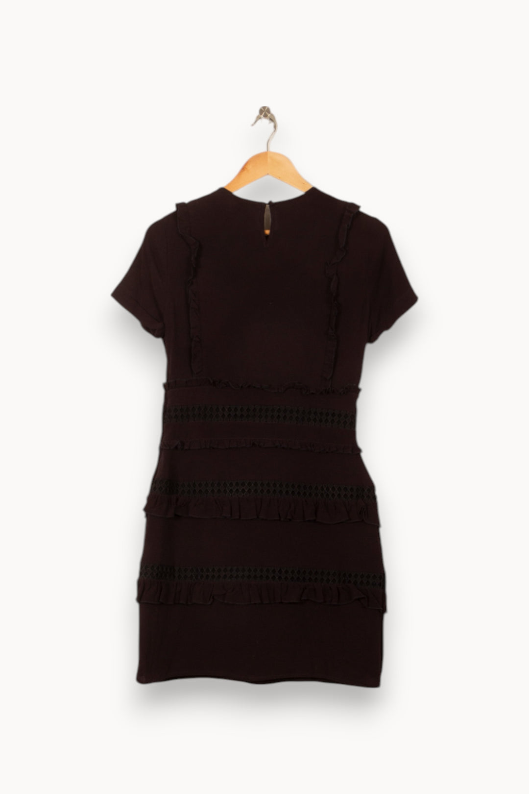 Robe Courte Noire - Taille M/38 de la marque Maje | PARAD58702 - Vendu par Paradigme - Image 4