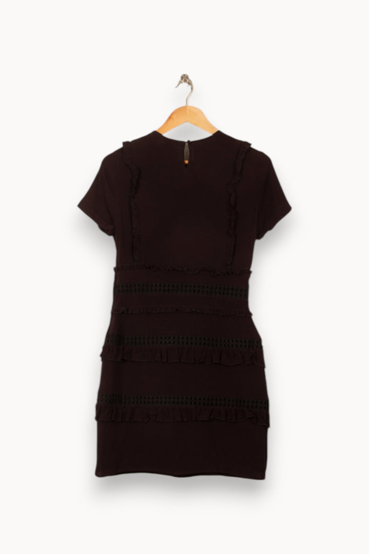 Robe Courte Noire - Taille M/38 de la marque Maje | PARAD58702 - Vendu par Paradigme - Image 4