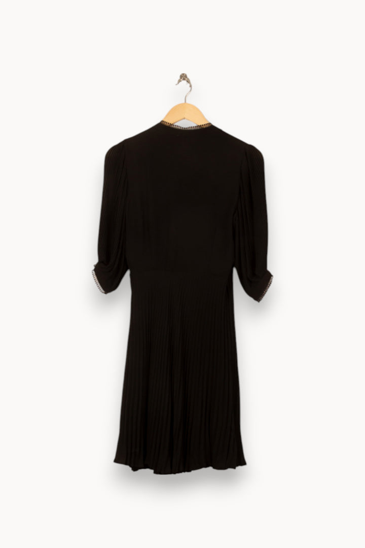 Robe Midi Noire - Taille S/36 de la marque Maison 123 | PARAD58704 - Vendu par Paradigme - Image 4