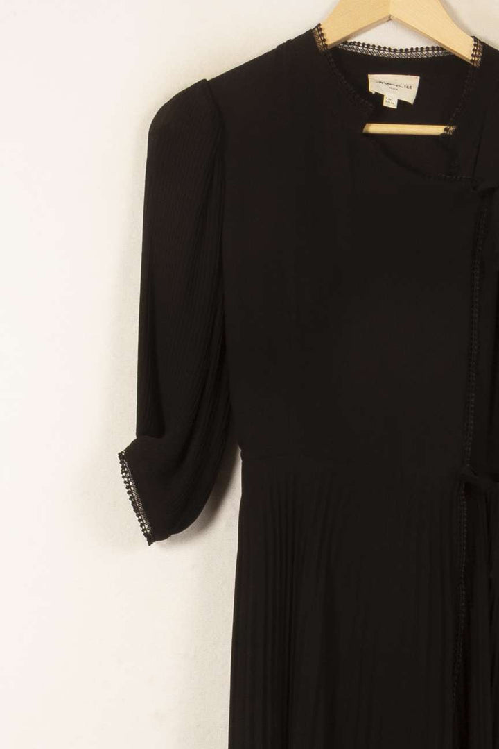 Robe Midi Noire - Taille S/36 de la marque Maison 123 | PARAD58704 - Vendu par Paradigme - Image 3