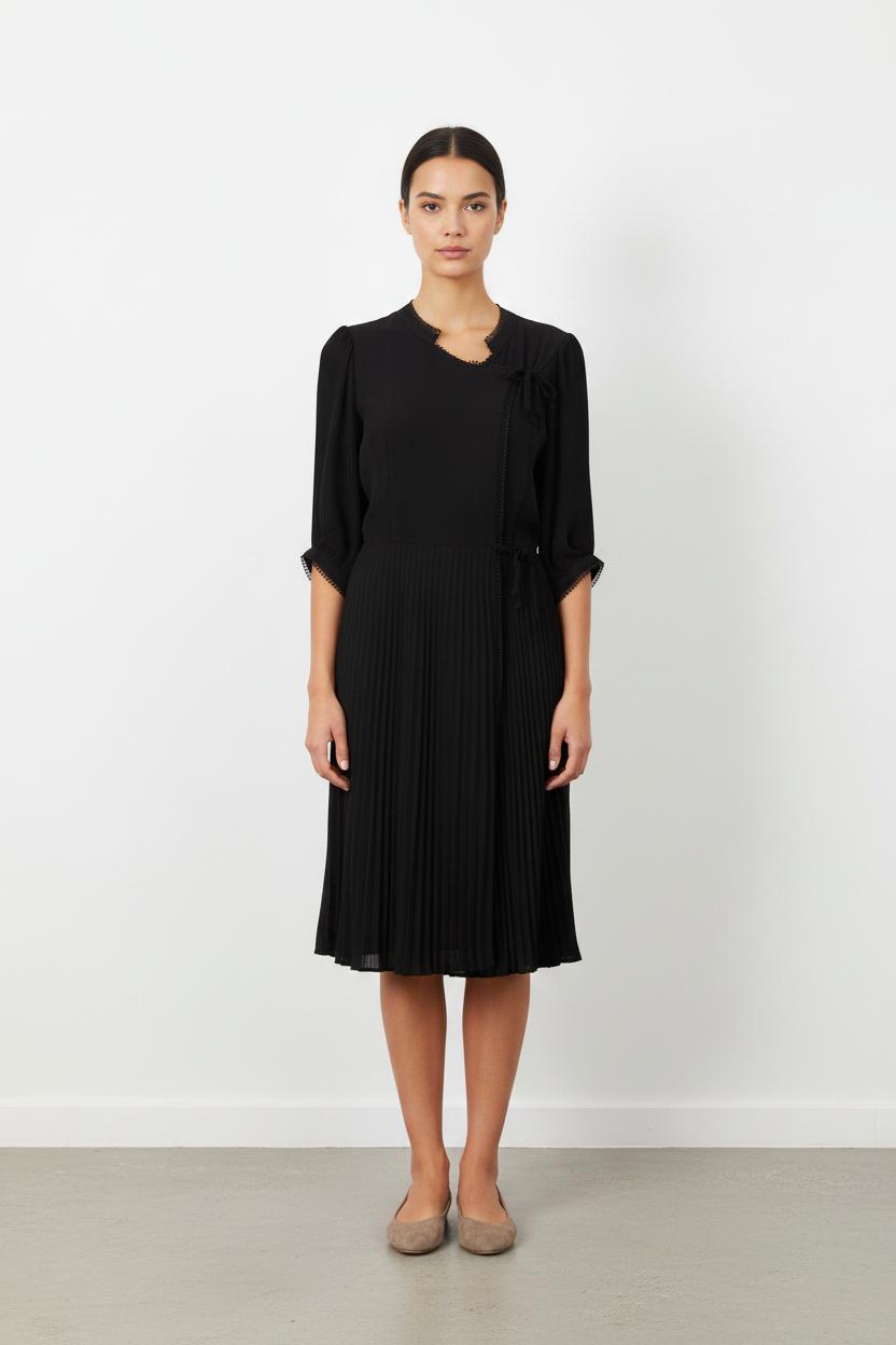 Robe Midi Noire - Taille S/36