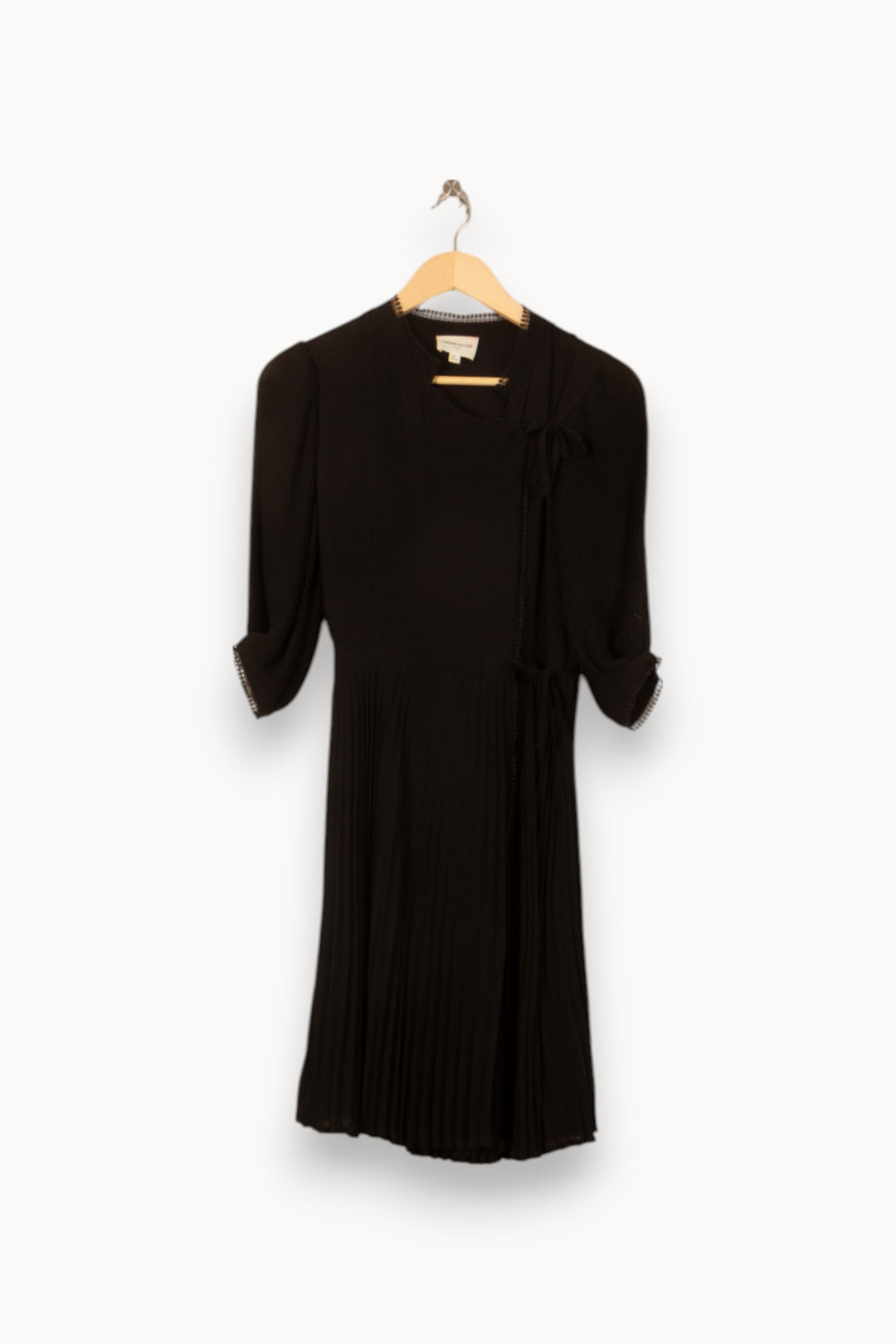 Robe Midi Noire - Taille S/36 de la marque Maison 123 | PARAD58704 - Vendu par Paradigme - Image 2