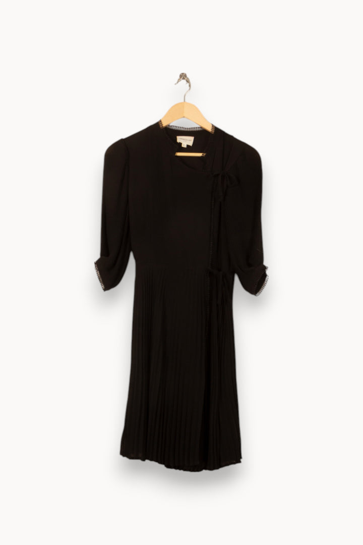 Robe Midi Noire - Taille S/36 de la marque Maison 123 | PARAD58704 - Vendu par Paradigme - Image 2