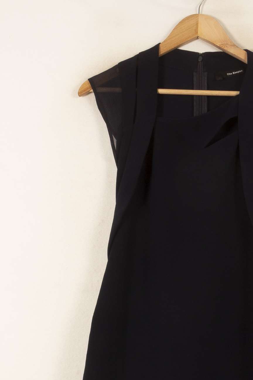 Robe Courte Noire - Taille XS/34 de la marque The Kooples | PARAD58705 - Vendu par Paradigme - Image 3