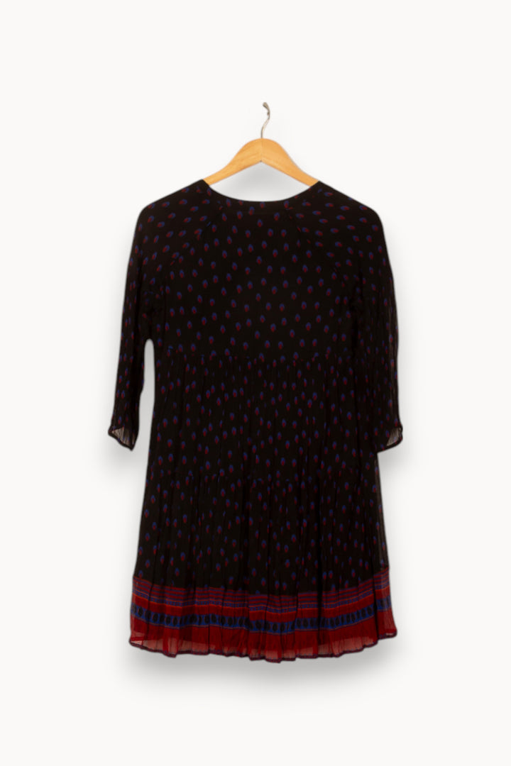 Robe Courte Noire et Rouge - Taille XS/34 de la marque ba&sh | PARAD58706 - Vendu par Paradigme - Image 4