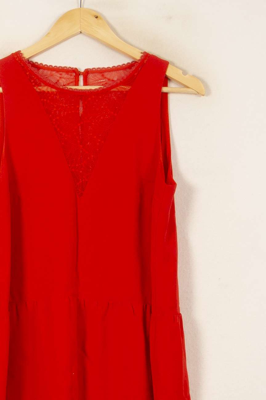 Robe Sans Manches Rouge - Taille M/38 de la marque Sézane | PARAD58711 - Vendu par Paradigme - Image 3