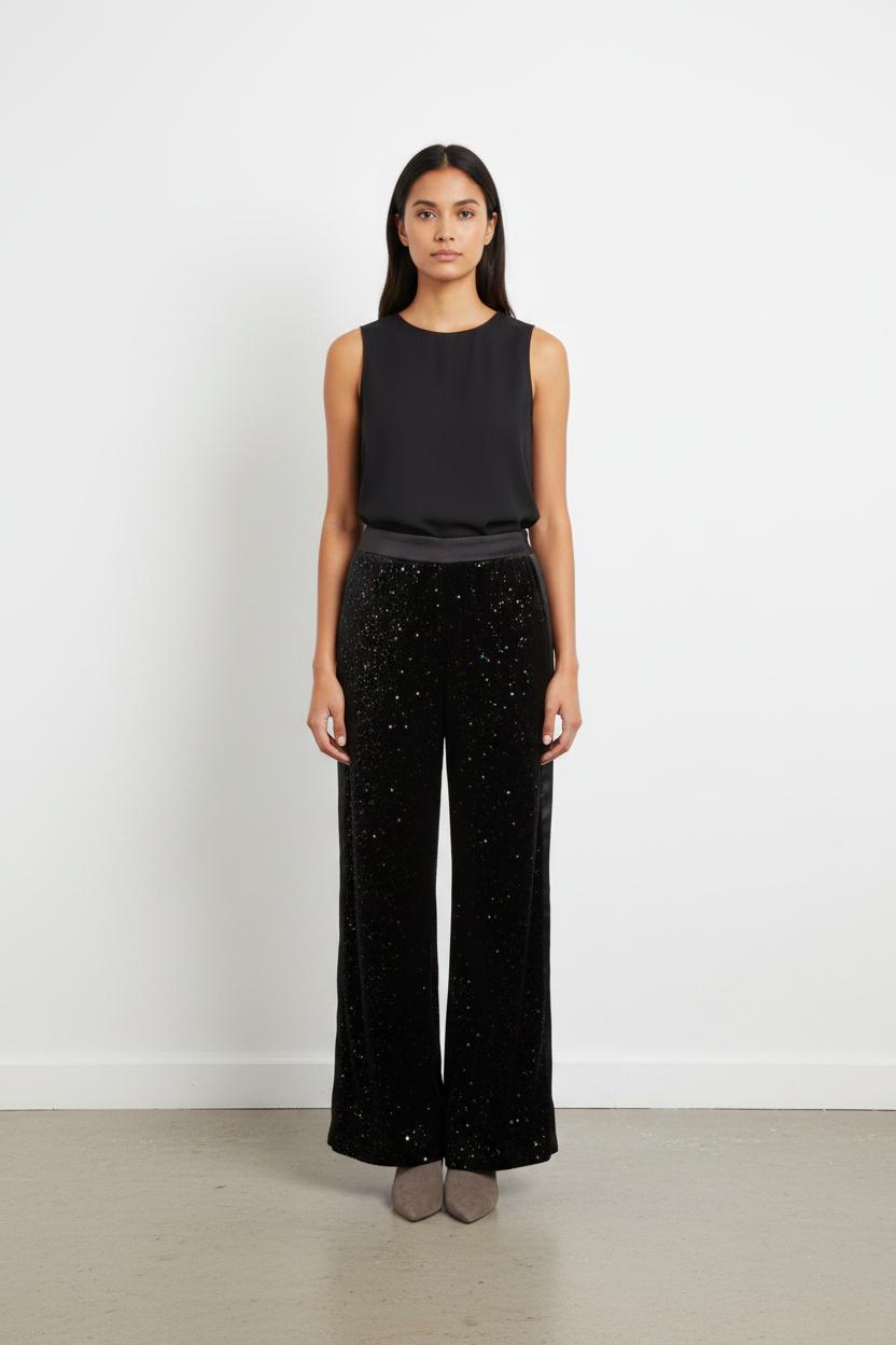 Pantalon Pailleté Noir - Taille XS/34