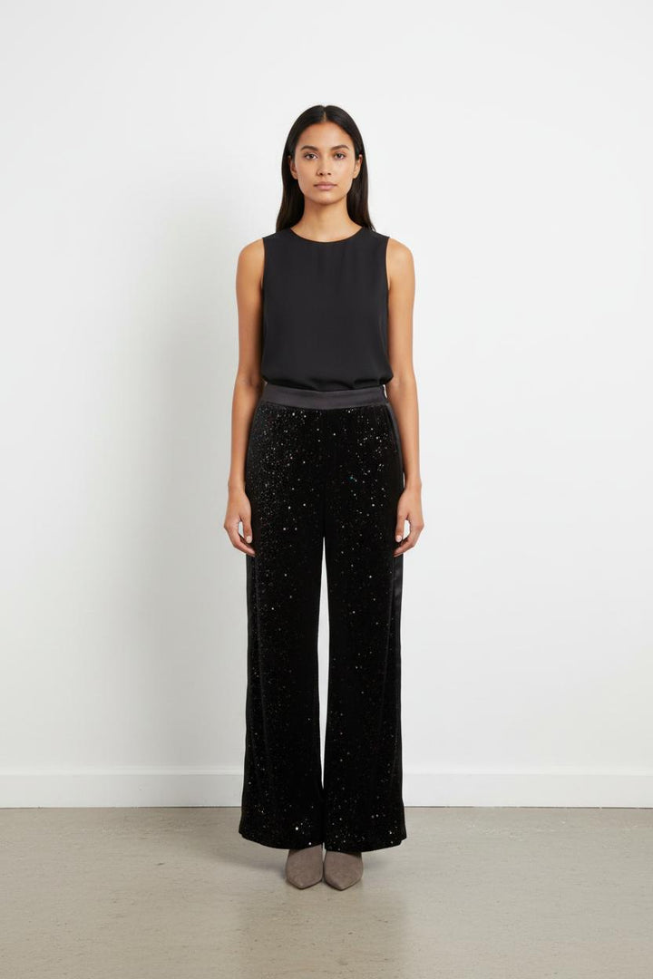 Pantalon Pailleté Noir - Taille XS/34