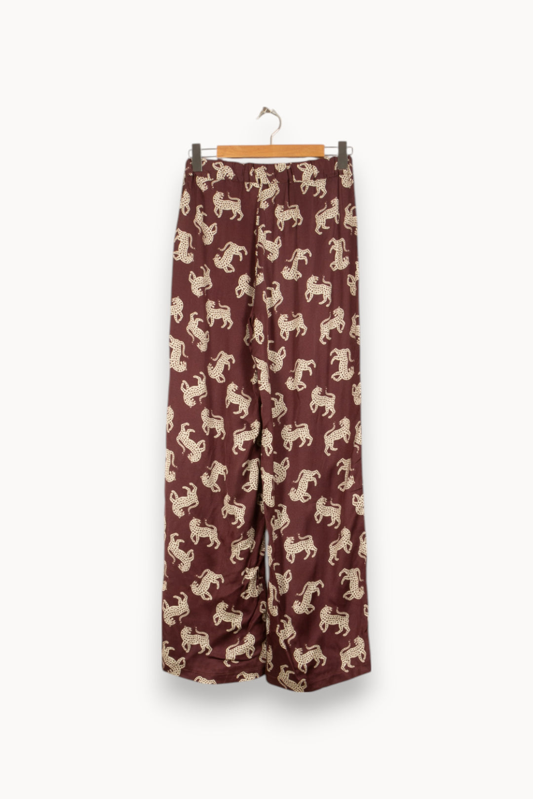 Pantalon Imprimé Bordeaux et Beige - Taille XS/34 de la marque Imprevu | PARAD58721 - Vendu par Paradigme - Image 4