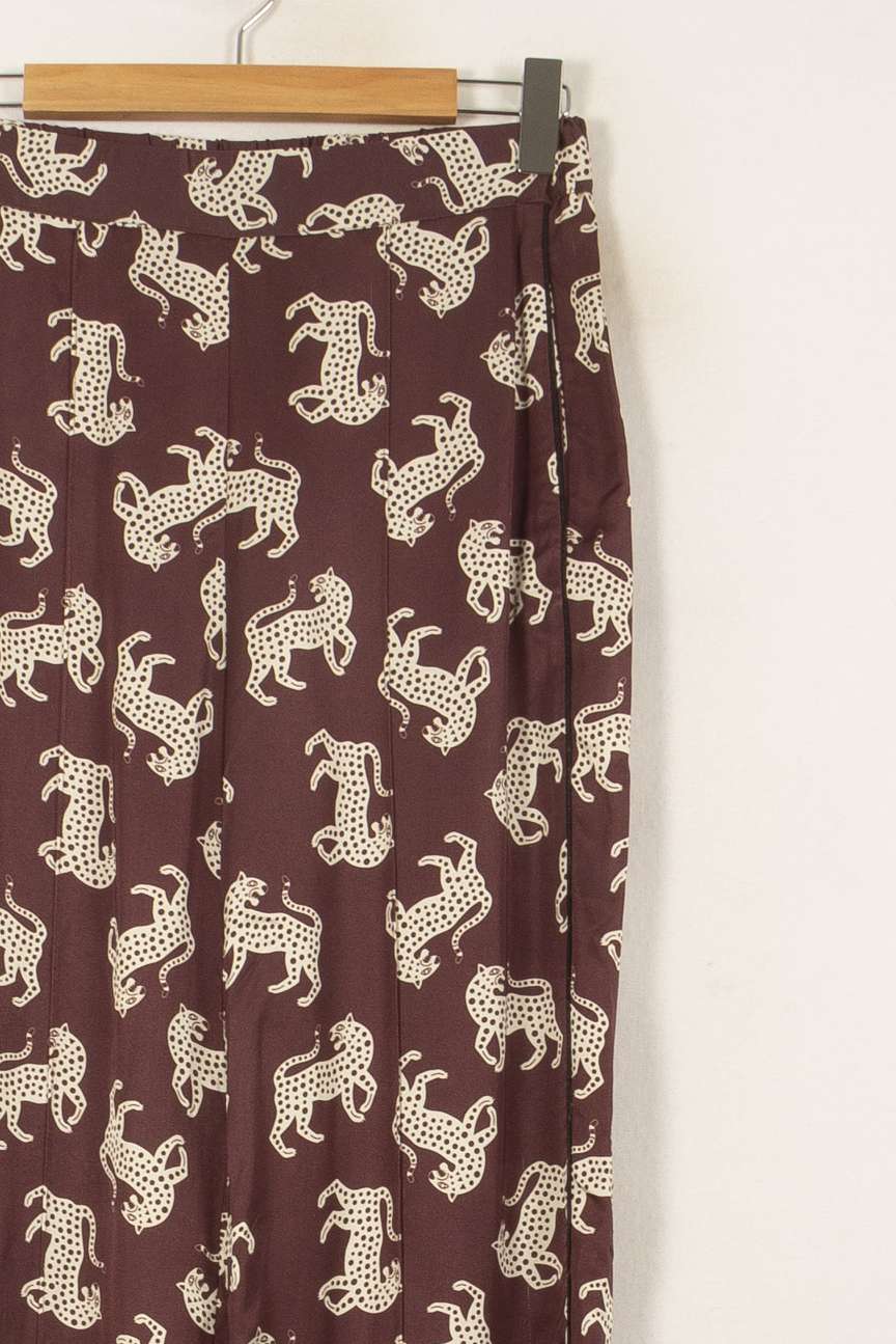 Pantalon Imprimé Bordeaux et Beige - Taille XS/34 de la marque Imprevu | PARAD58721 - Vendu par Paradigme - Image 3
