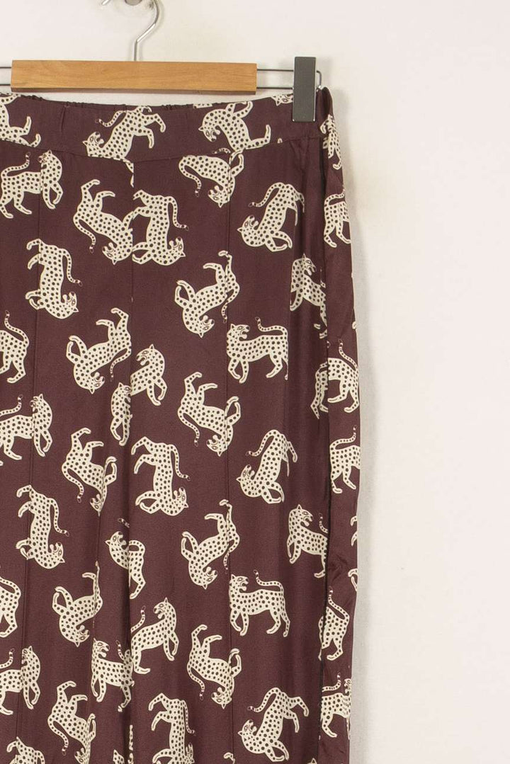 Pantalon Bordeaux et Beige - Taille S/36 de la marque Imprevu | PARAD58722 - Vendu par Paradigme - Image 3