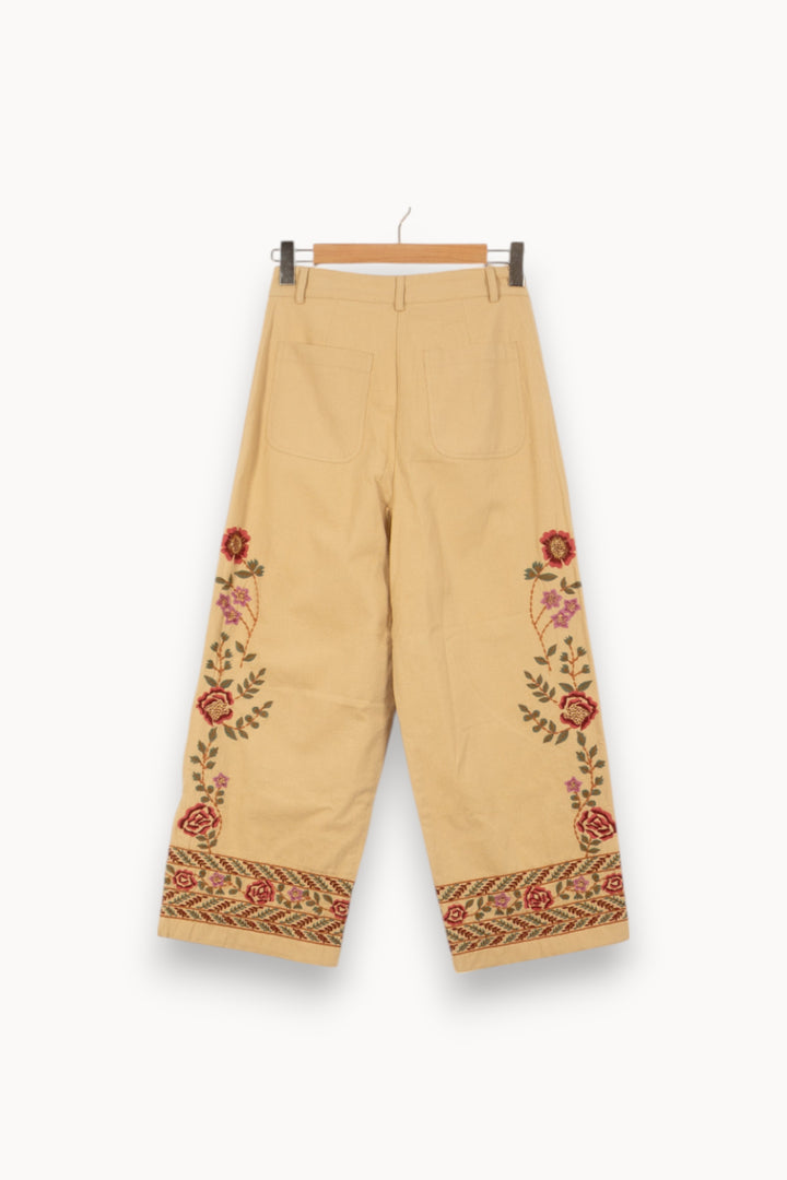 Pantalon Large Beige - Taille S/36 de la marque Louise Misha | PARAD58723 - Vendu par Paradigme - Image 3