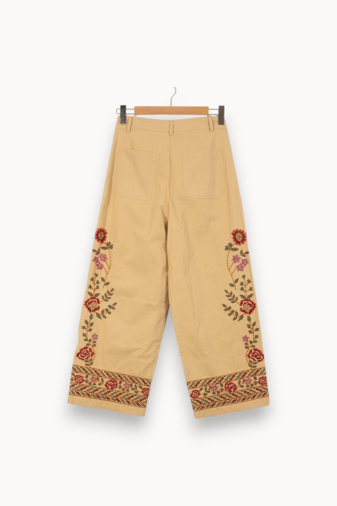 Pantalon Large Beige - Taille S/36 de la marque Louise Misha | PARAD58724 - Vendu par Paradigme - Image 4