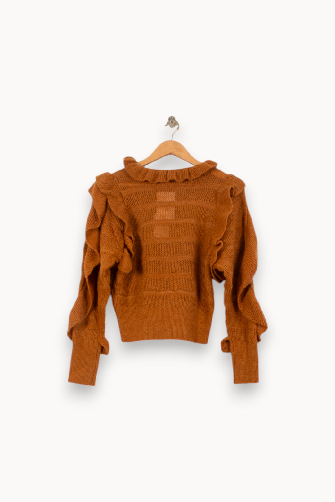 Pull Marron - Taille S/36 de la marque Louise Misha | PARAD58726 - Vendu par Paradigme - Image 4
