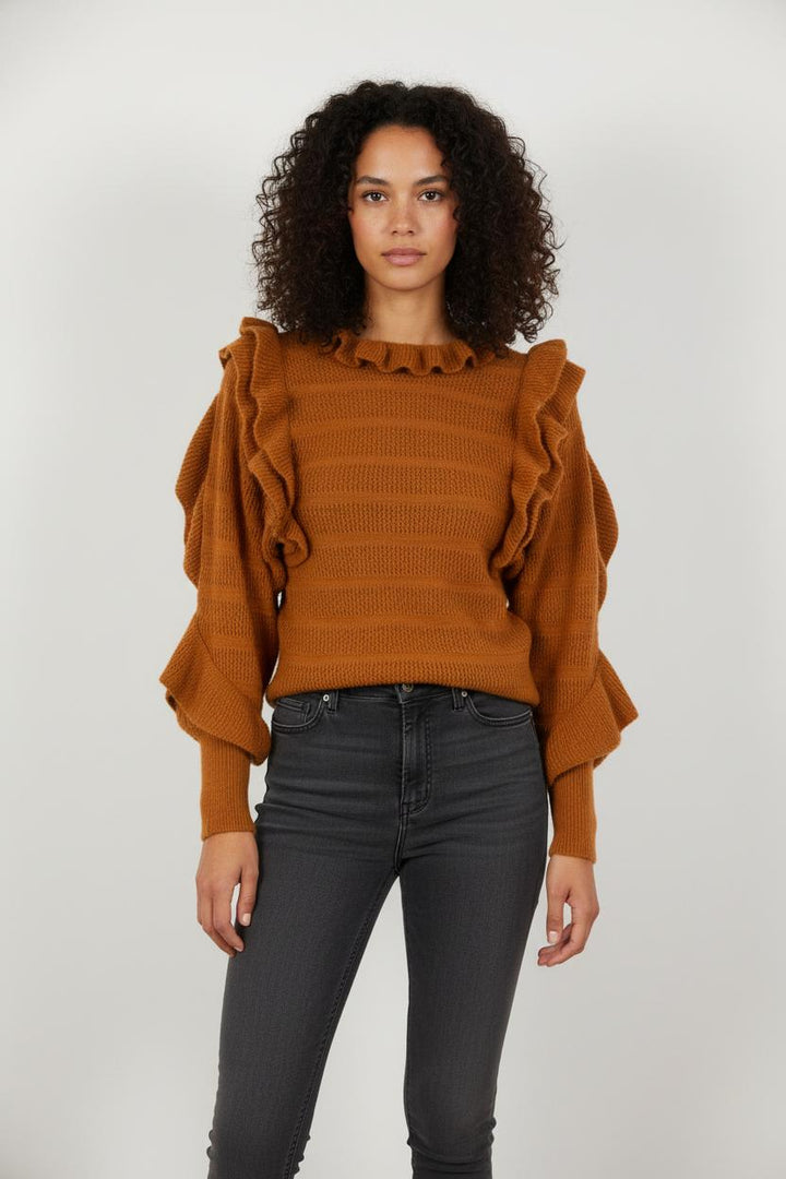 Pull Marron - Taille S/36