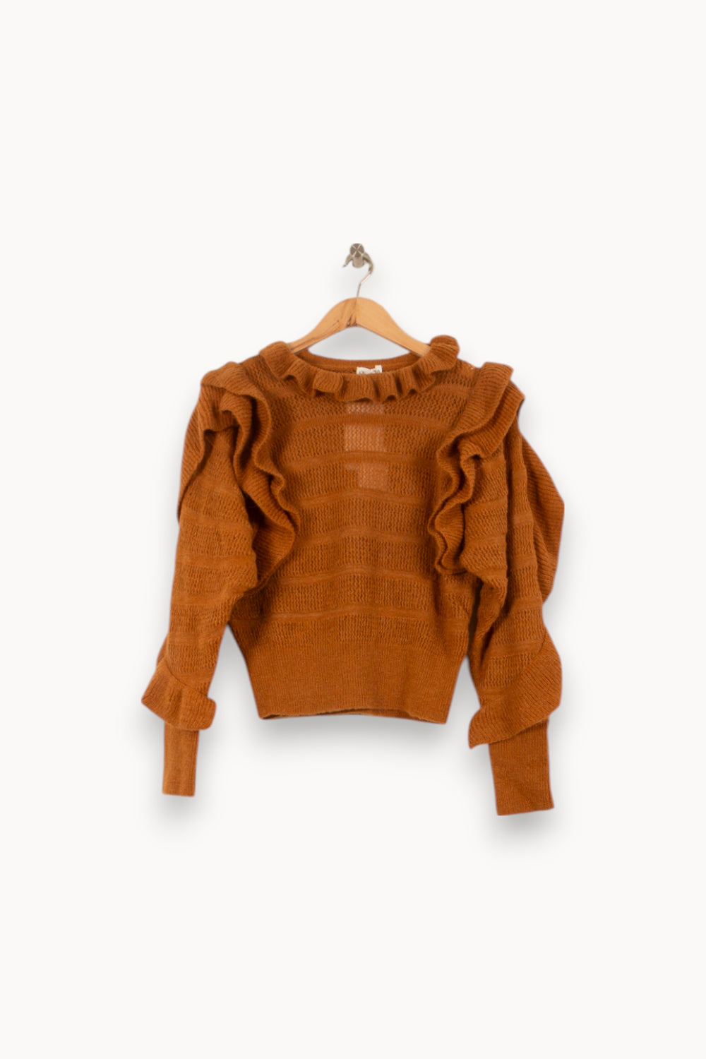 Pull Marron - Taille S/36 de la marque Louise Misha | PARAD58726 - Vendu par Paradigme - Image 2