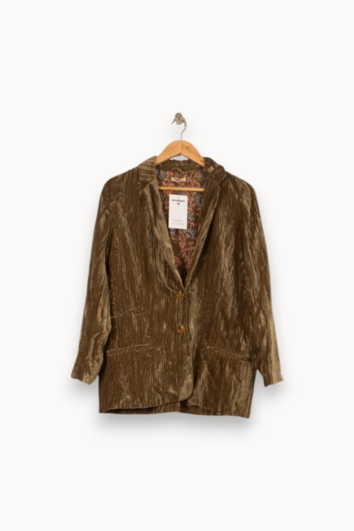Blazer Vert - Taille S/36 de la marque Louise Misha | PARAD58731 - Vendu par Paradigme - Image 2