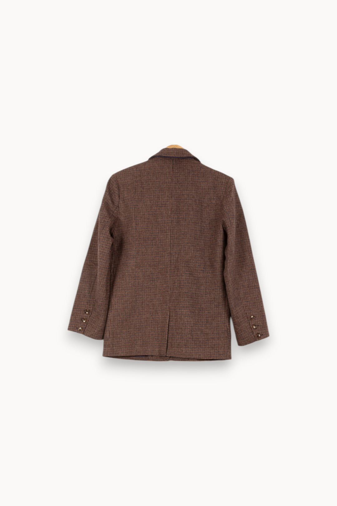 Blazer Marron et Bleu - Taille S/36 de la marque Louise Misha | PARAD58734 - Vendu par Paradigme - Image 4