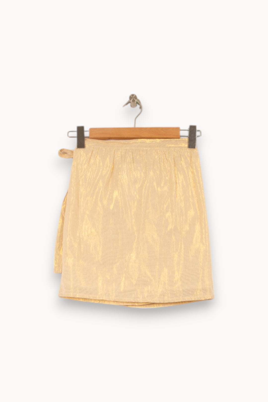 Jupe Portefeuille Dorée - Taille S/36 de la marque Louise Misha | PARAD58738 - Vendu par Paradigme - Image 4