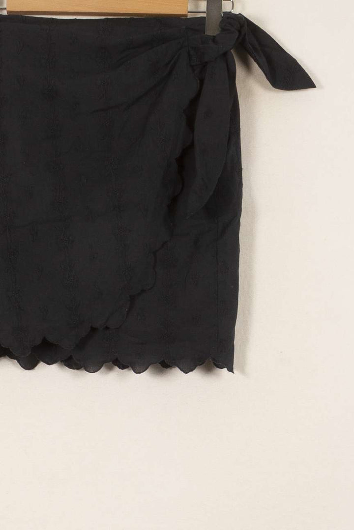 Jupe Portefeuille Noire - Taille S/36 de la marque Louise Misha | PARAD58739 - Vendu par Paradigme - Image 3