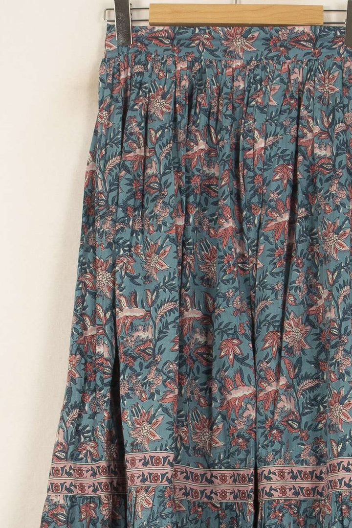 Jupe Longue Bleue et Rose - Taille S/36 de la marque Louise Misha | PARAD58749 - Vendu par Paradigme - Image 3