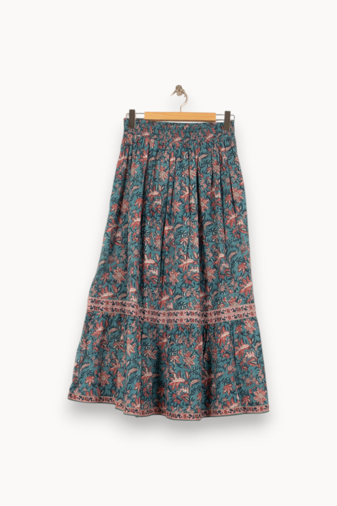 Jupe Longue Bleue et Rose - Taille S/36 de la marque Louise Misha | PARAD58750 - Vendu par Paradigme - Image 4