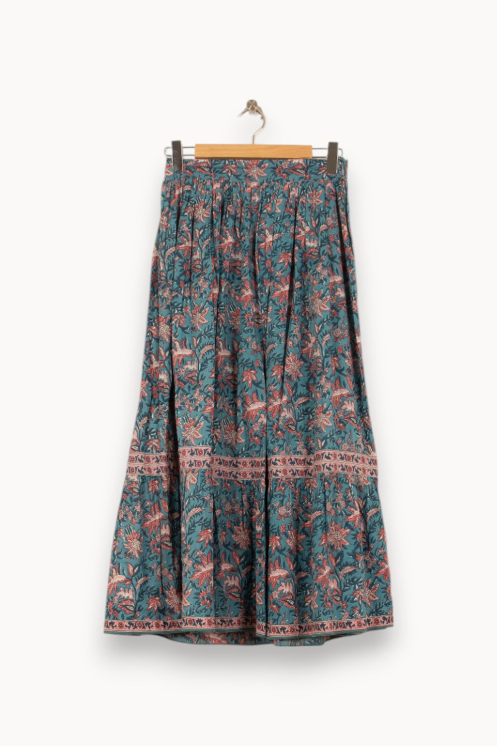 Jupe Longue Bleue et Rose - Taille S/36 de la marque Louise Misha | PARAD58750 - Vendu par Paradigme - Image 2