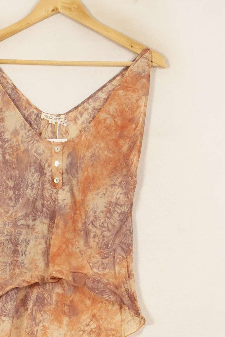 Débardeur Orange et Violet - Taille M/38 de la marque Louise Misha | PARAD58752 - Vendu par Paradigme - Image 3