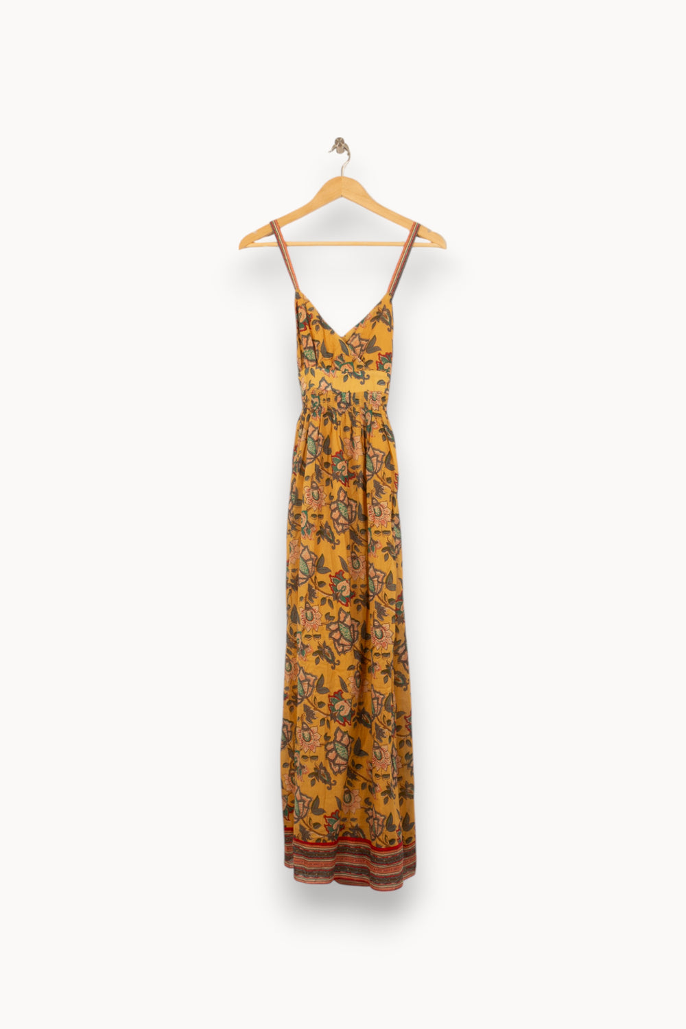 Robe Longue Jaune et Rouge - Taille S/36 de la marque Louise Misha | PARAD58755 - Vendu par Paradigme - Image 2