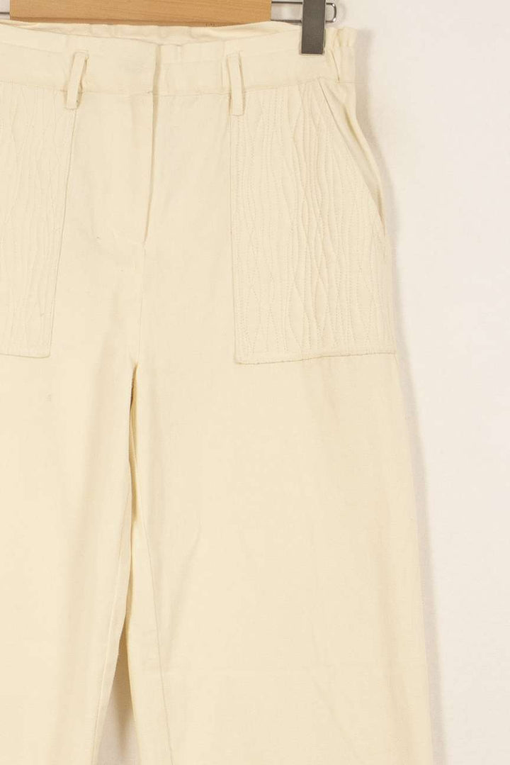 Pantalon Large Beige - Taille S/36 de la marque Louise Misha | PARAD58773 - Vendu par Paradigme - Image 2