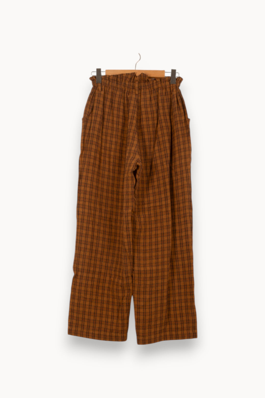 Pantalon Carreaux Marron - Taille S/36 de la marque Louise Misha | PARAD58776 - Vendu par Paradigme - Image 4