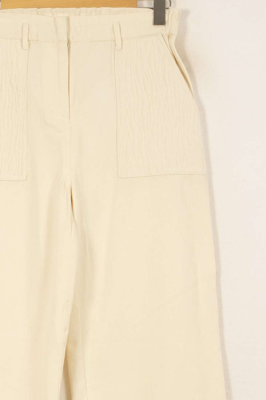 Pantalon Large Beige - Taille S/36 de la marque Louise Misha | PARAD58778 - Vendu par Paradigme - Image 3
