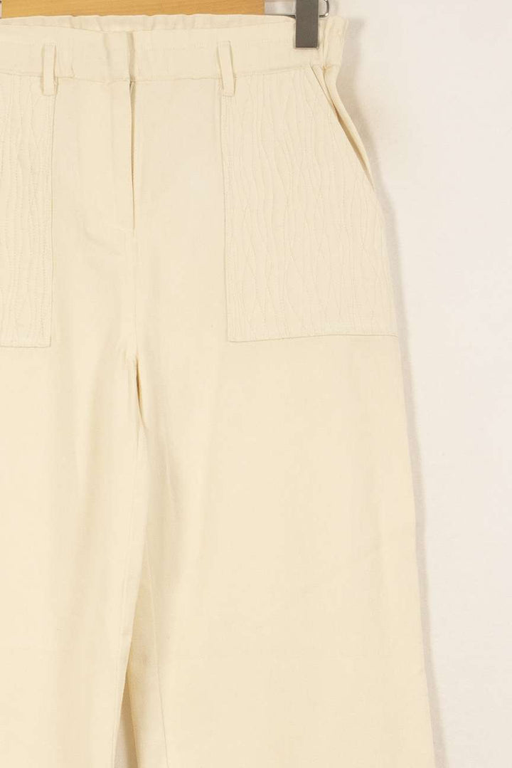 Pantalon Large Beige - Taille S/36 de la marque Louise Misha | PARAD58778 - Vendu par Paradigme - Image 3