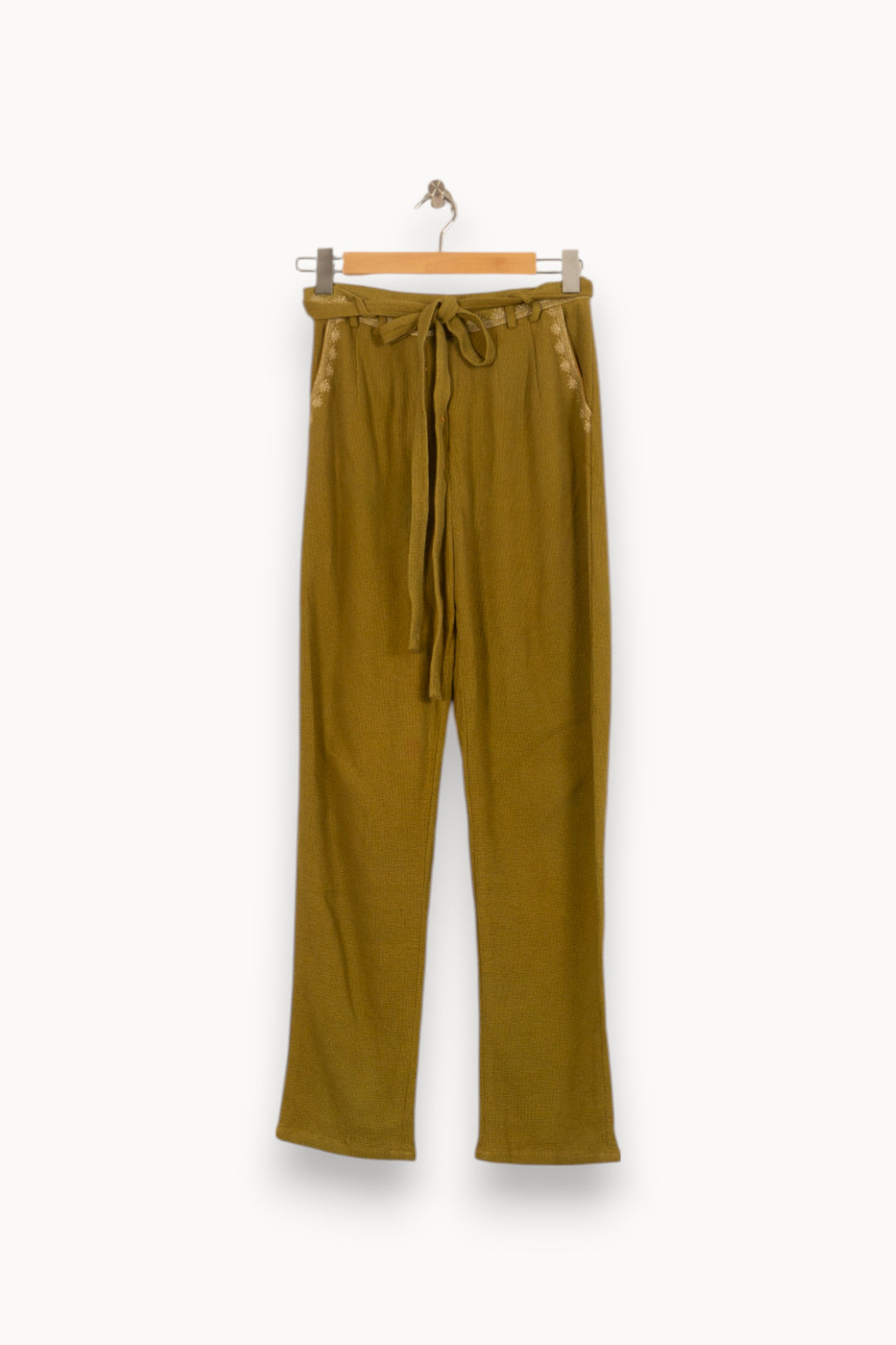 Pantalon Vert - Taille S/36 de la marque Louise Misha | PARAD58781 - Vendu par Paradigme - Image 2