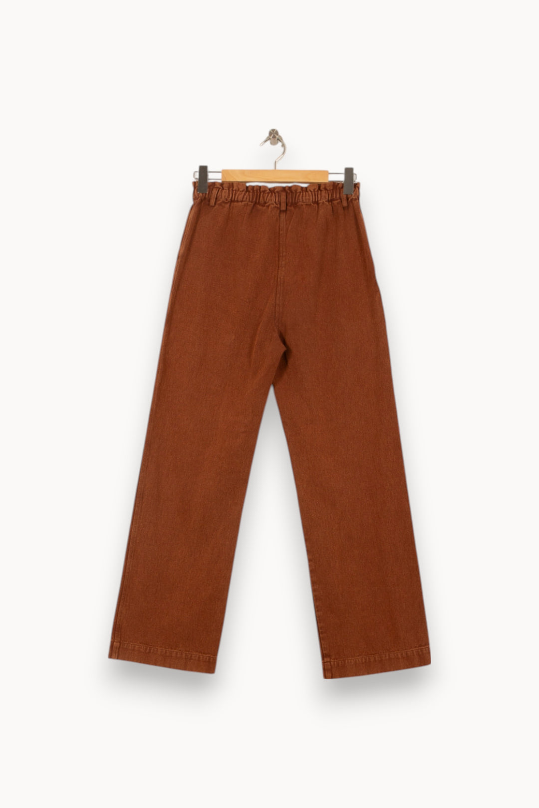 Pantalon Large Marron - Taille S/36 de la marque Louise Misha | PARAD58794 - Vendu par Paradigme - Image 4